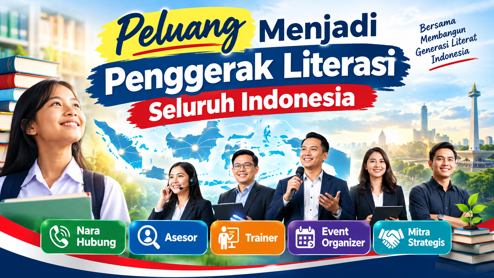 Peluang Jadi Penggerak Literasi