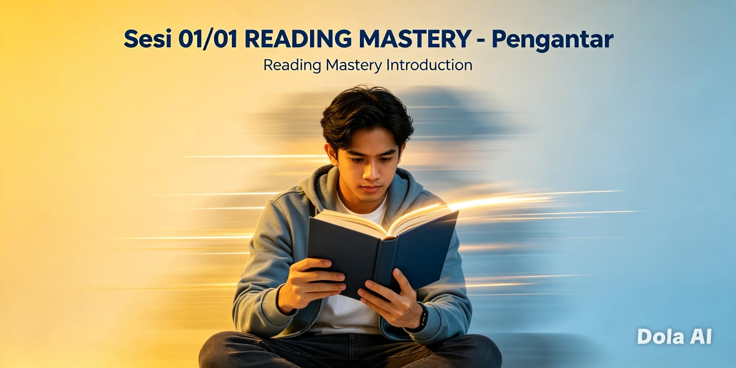 SESI 01/01 READING MASTERY. PENGANTAR. Buku Cetak dan Digital